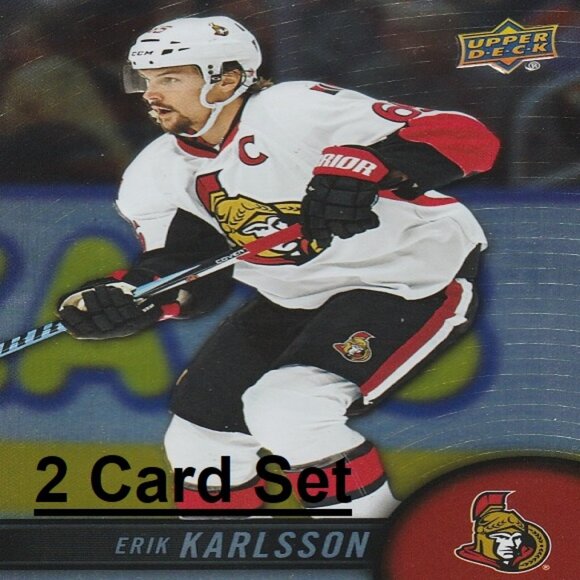 Erik Karlsson - Ottawa Senators NHL Hockey Card Collection - Picture 1 of 3